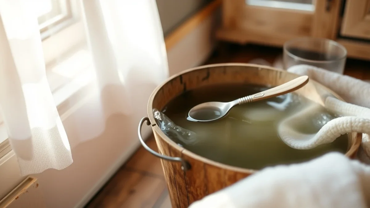 Καθαρά πατώματα για εβδομάδες: Απλό κόλπο με μία κουτάλια σε έναν κουβά νερό που χαρίζει λάμψη