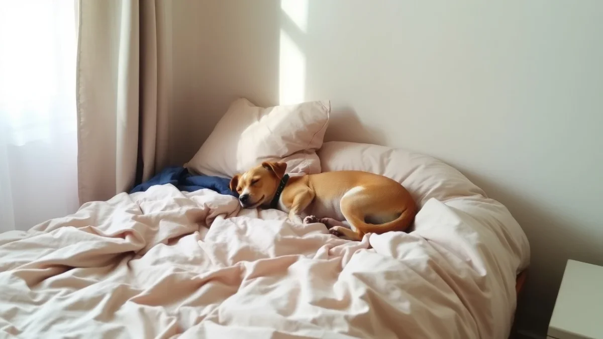 Οι απροσδόκητες συνέπειες του να μοιράζεσαι το κρεβάτι σου με τον σκύλο σου