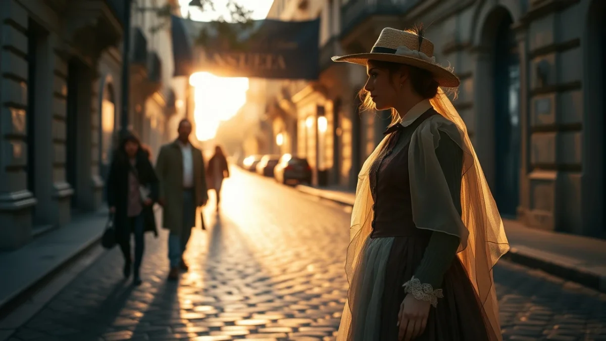 Ένας περαστικός στην οδό Σταδίου βρέθηκε αντιμέτωπος με μια μορφή που είχε χαθεί στο χρόνο.