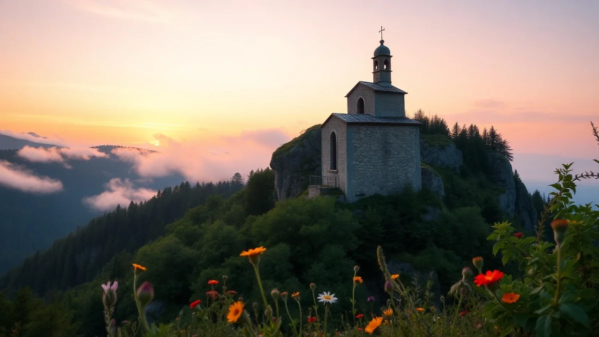 Η γιαγιά του πάντα μιλούσε για το ξωκλήσι στη κορφή του βουνού, αλλά ποτέ δεν την πίστεψε.