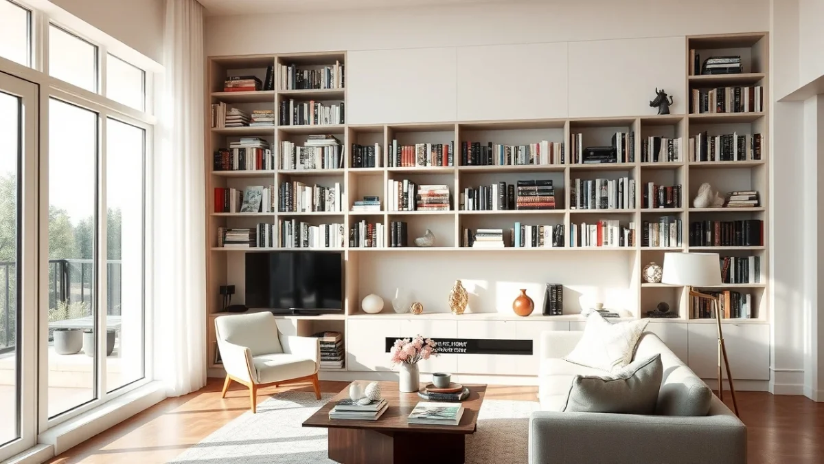 Η λάθος διάταξη βιβλιοθήκης που κάνει το σαλόνι σου να φαίνεται μικρότερο