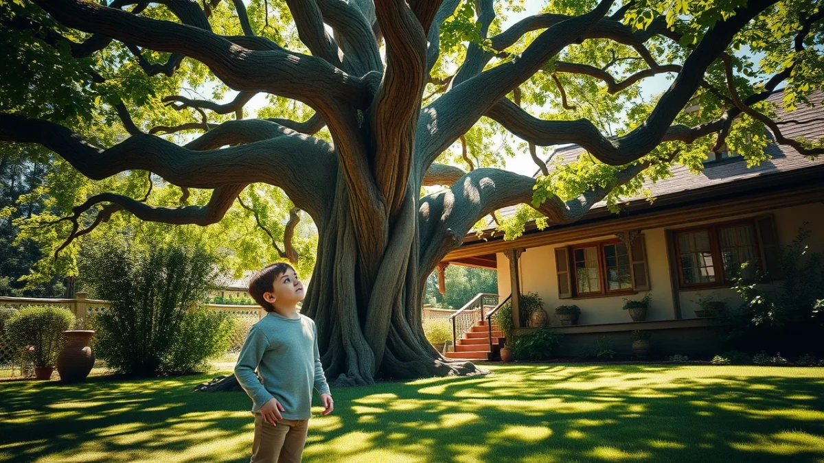 Η πρόγιαγιά του τον προειδοποίησε για το παλιό δέντρο στον κήπο, αλλά εκείνος την αγνόησε.