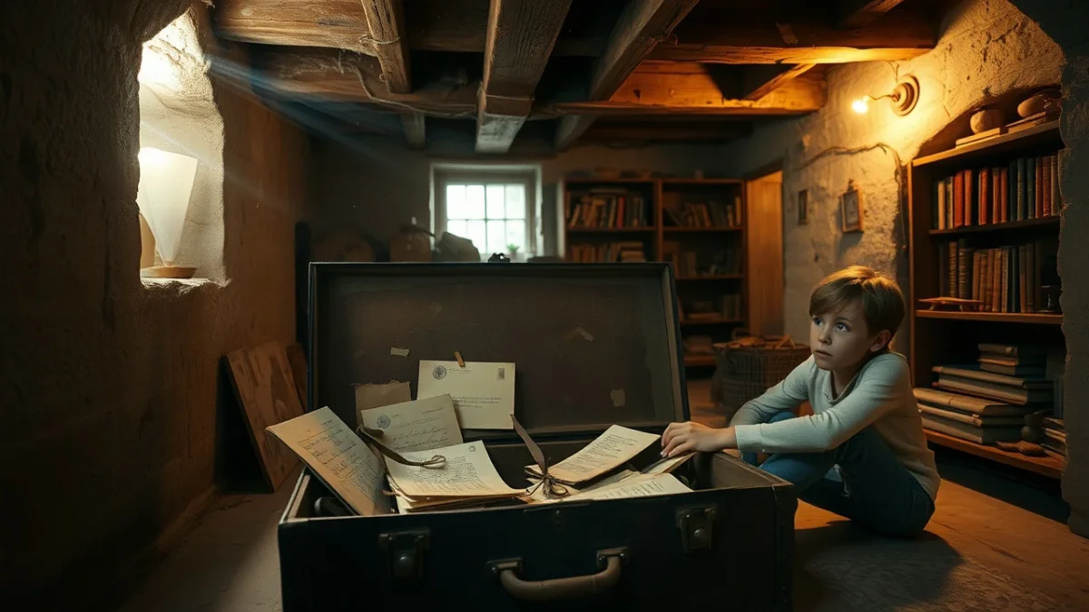 Κατέβηκε στο υπόγειο της οικογενειακής κατοικίας και ανακάλυψε μια απίστευτη ιστορία.