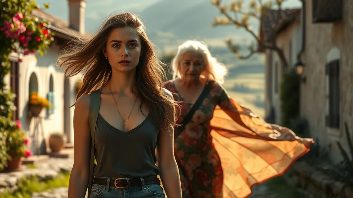 Καθώς περπατούσε στο χωριό, η Μαρίνα συνάντησε μια γυναίκα που της είπε μυστικά από το μέλλον.