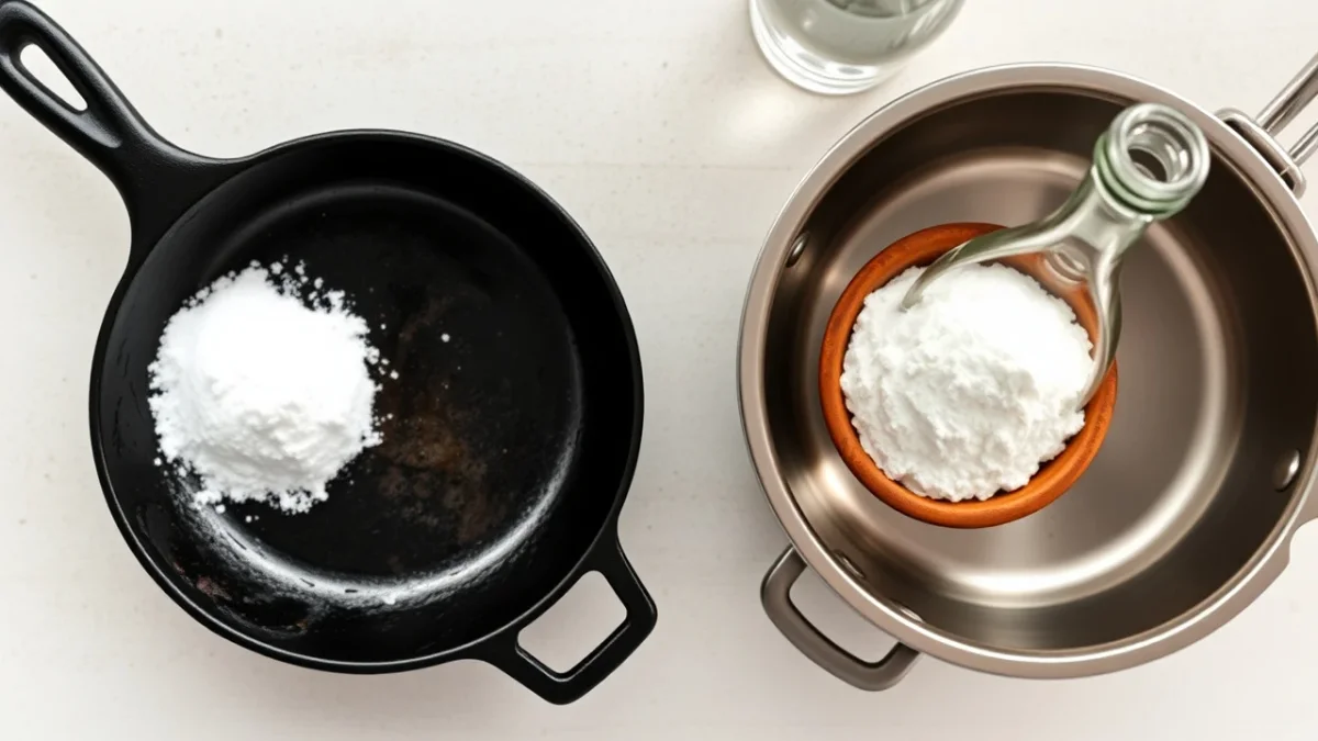 Ξεχάστε το τρίψιμο: Έτσι καθαρίζεις τα καμένα σου τηγάνια και κατσαρόλες με μία κίνηση