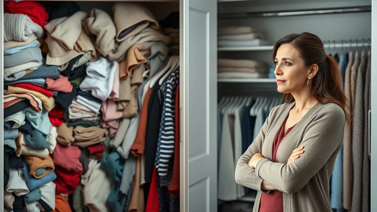 Πώς να διώξεις το χάος από την ντουλάπα σου και να βρεις επιτέλους το μαύρο σου φόρεμα