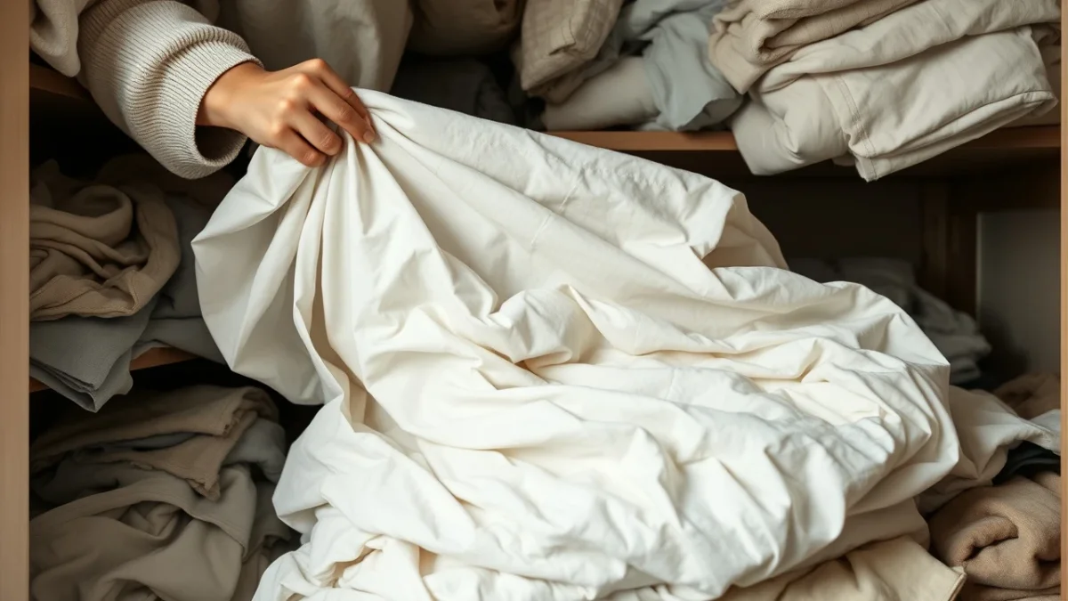 Πώς να διπλώσεις τα σεντόνια σου για να μην τα βρεις τσαλακωμένα