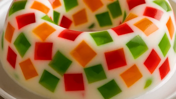 Μωσαϊκό ζελέ με γιαούρτι