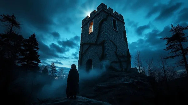 Άκουσε φωνές να τον καλούν από τον παλιό πύργο και δεν υπήρχε κανείς.