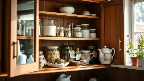 Δώσε άρωμα στα ντουλάπια σας βάζοντας σακουλάκια τσαγιού.