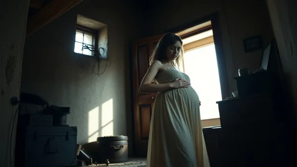 Η έγκυος Ελένη άκουσε περίεργες ψίθυρους από τη σοφίτα και αποφάσισε να ερευνήσει.