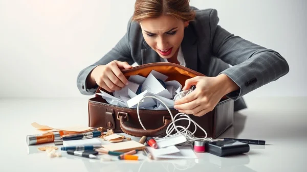 Η επαγγελματική σου τσάντα είναι χάος; 5 λάθη που σε κάνουν να χάνεις χρόνο και πώς να τα διορθώσεις