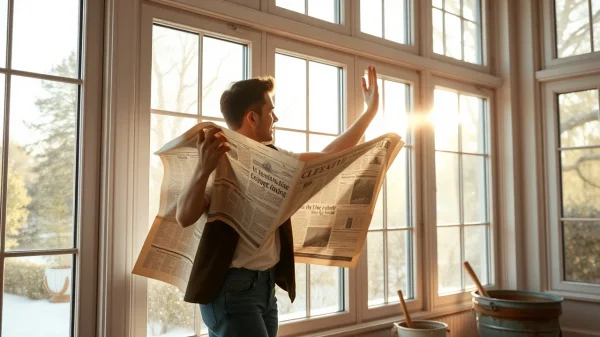 Καθάρισε τα παράθυρά σου χωρίς γραμμές μόνο με εφημερίδα.