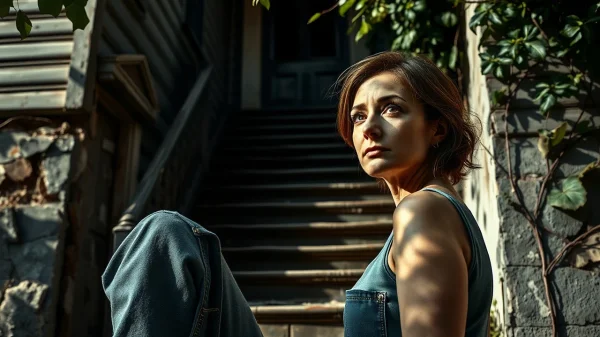 Μετά από τόσα χρόνια, η Νίκη βρέθηκε μπροστά στη σκάλα του παλιού σπιτιού και ένιωσε ένα ρίγος.