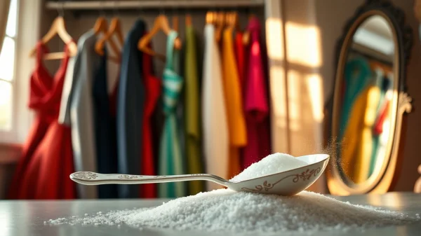 Μία κουταλιά ζάχαρη κάνει θαύματα στη ντουλάπα.