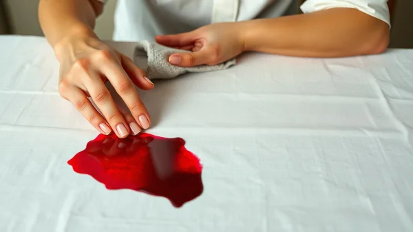 Πώς να καθαρίσεις λεκέδες από το τραπεζομάντιλο χωρίς να το καταστρέψεις