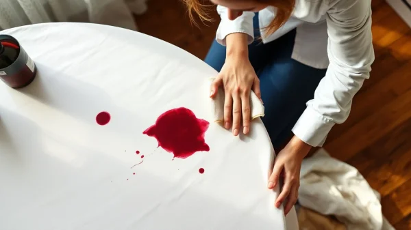 Πώς να καθαρίσεις λεκέδες από τραπεζομάντιλα: Τα λάθη που κάνεις και χάνεις χρόνο