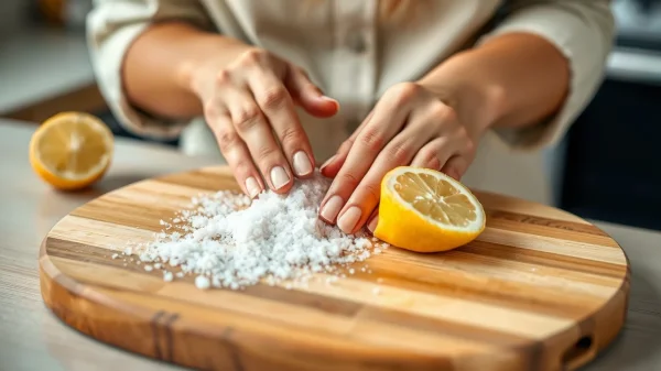 Πώς να καθαρίσεις σωστά το ξύλο κοπής και να σταματήσεις να σκορπάς μικρόβια