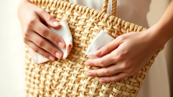 Πώς να καθαρίσεις το ψάθινο σου τσαντάκι χωρίς να το αφήσεις ξεφτισμένο