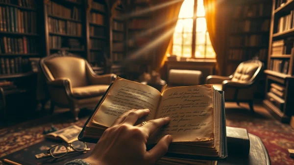 Ψάχνοντας τη βιβλιοθήκη του παππού, ανακάλυψε το ημερολόγιο μιας χαμένης ψυχής.