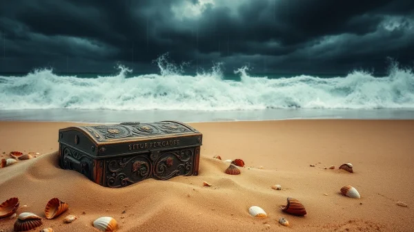 Σε μια παραλία, μια ξαφνική τρικυμία αποκάλυψε ένα θαμμένο μυστικό.