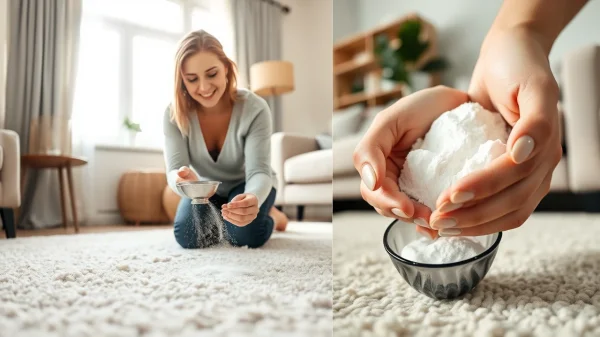 Σταμάτησε να ξοδεύεις χρήμα σε ακριβά καθαριστικά: Έτσι διώχνεις τις μυρωδιές από το χαλί σου με υλικά που έχεις σπίτι