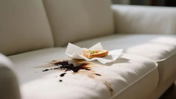 Πώς να καθαρίσετε αποτελεσματικά έναν λεκέ από λάδι στον καναπέ