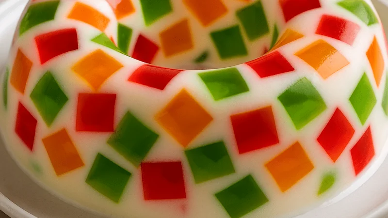 Μωσαϊκό ζελέ με γιαούρτι