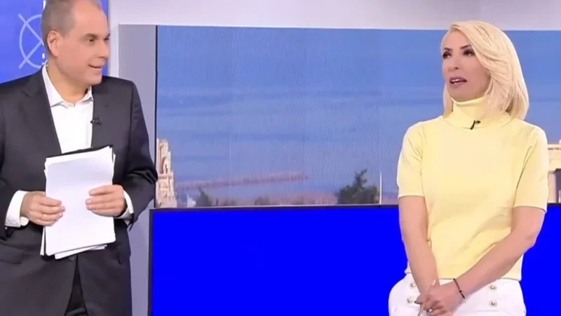 Στραβελάκης – Καραμήτρου: Ατάκες «φωτιά» on air και πειράγματα με υπονοούμενα στο 10 Παντού