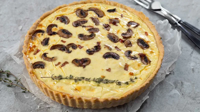 Tάρτα με μανιτάρια