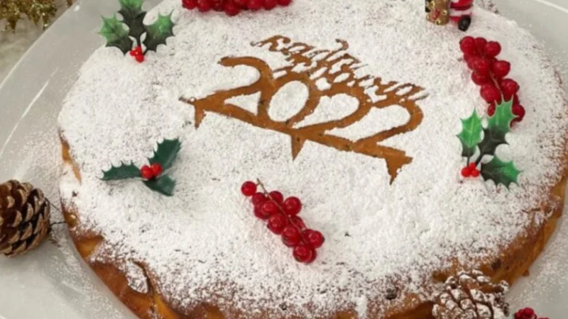 Βασιλόπιτα κέικ από τον Πέτρο Συρίγο