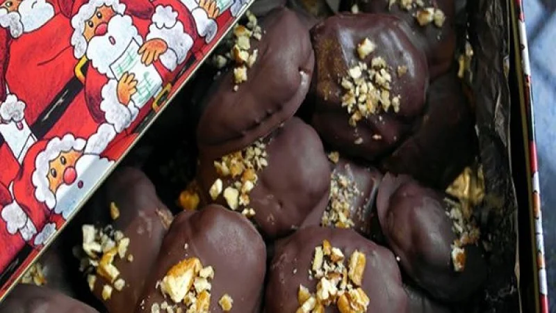 Μελομακάρονα με σοκολάτα